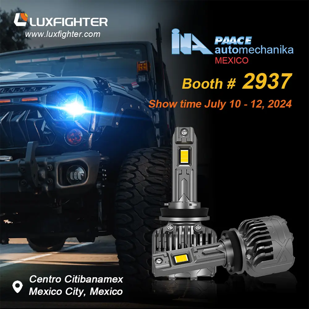 Luxfighter Car LED προβολέας 2024 Μεξικό Ina Paace
